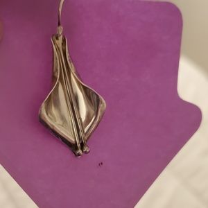 Sterling Silver Flower Petal Earring